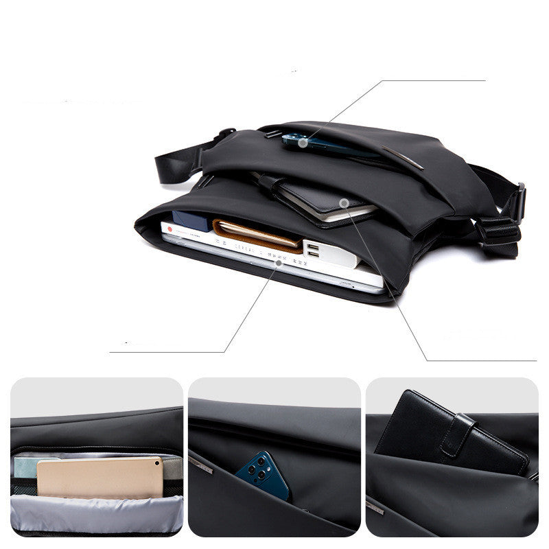 Anti Theft Obsidian Sling Bag