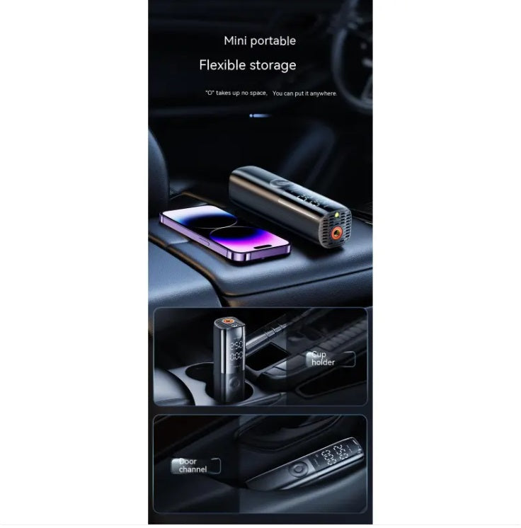 Car speed air inflator with dual voltage and fast inflation performance