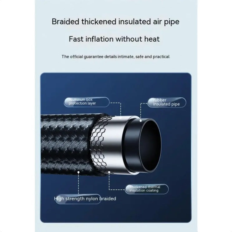 Electric air compressor for cars with tire pressure monitoring feature