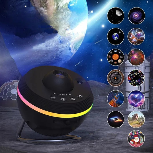 GALACTIC FUN PROJECTOR: meteor and galaxy projector bringing the beauty of spaces to you walls.